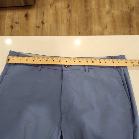 Lauren Ralph Lauren Pants Mens 36/32 36x31 Blue Chino Straight Golf Cotton Nylon - Picture 9 of 13